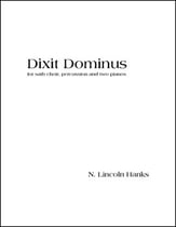 Dixit Dominus SATB Singer's Edition cover